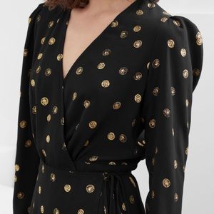 & Other Stories Polka Dot Wrap Dress